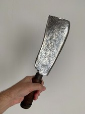 Antica mannaia da macellaio -