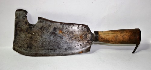 Antico grande coltello mannaia - grande,