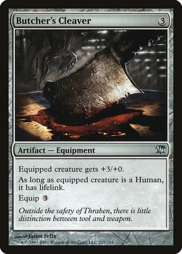 Carta mtg mannaia - carta, da