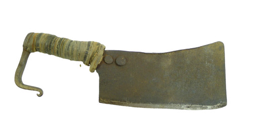 Antico coltello macellaio - da,